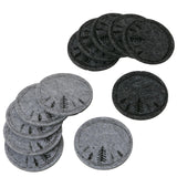 Boltze home onderzetter oslo 6-delig d10cm vilt