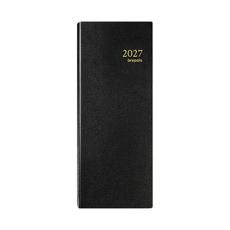 Brepols bureauagenda saturnus week 2027 lima zwart 13x21cm