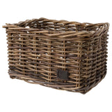 Fastrider zeno rotan fietsmand - bruin - 17l - handgemaakt