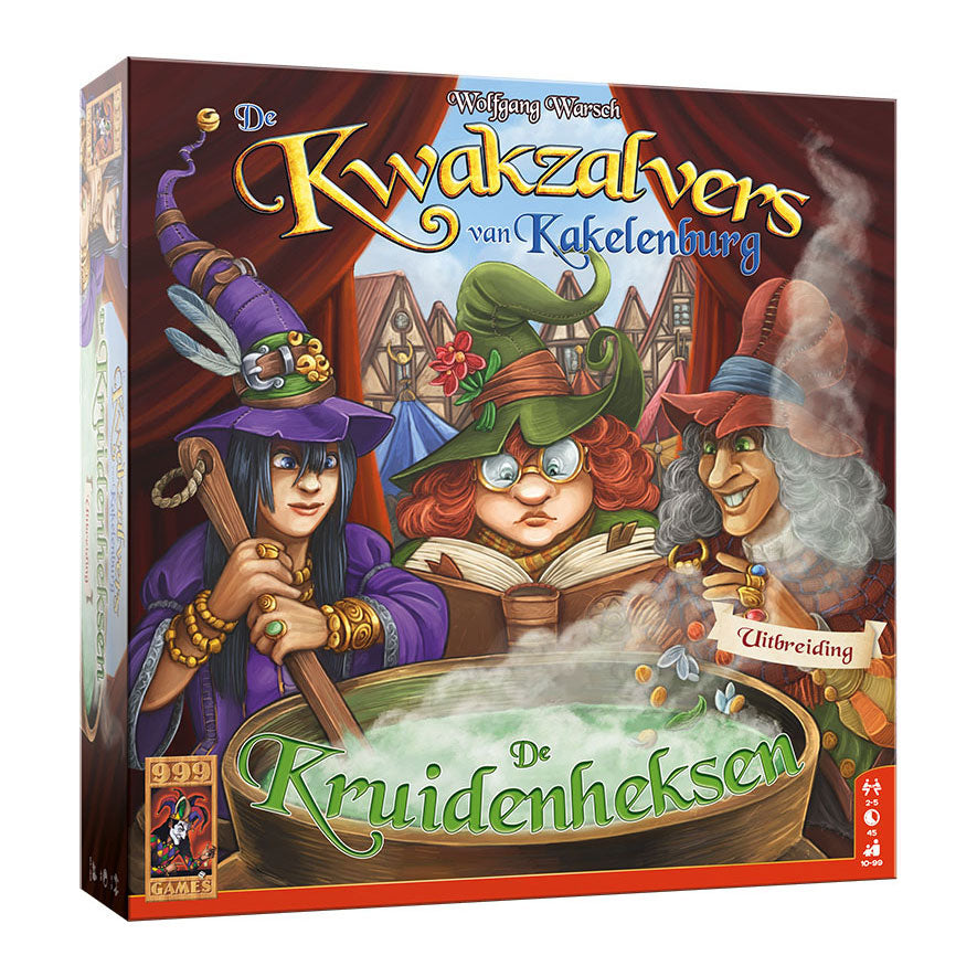 999Games De Kwakzalvers van Kakelenburg: De Kruidenheksen Uitbreiding Bordspel