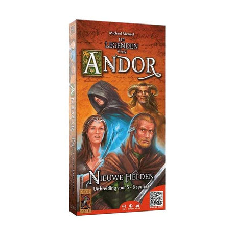 999games 999 games de legenden van andor: nieuwe helden 5 6 uitbreiding bordspel - coöperatief spel