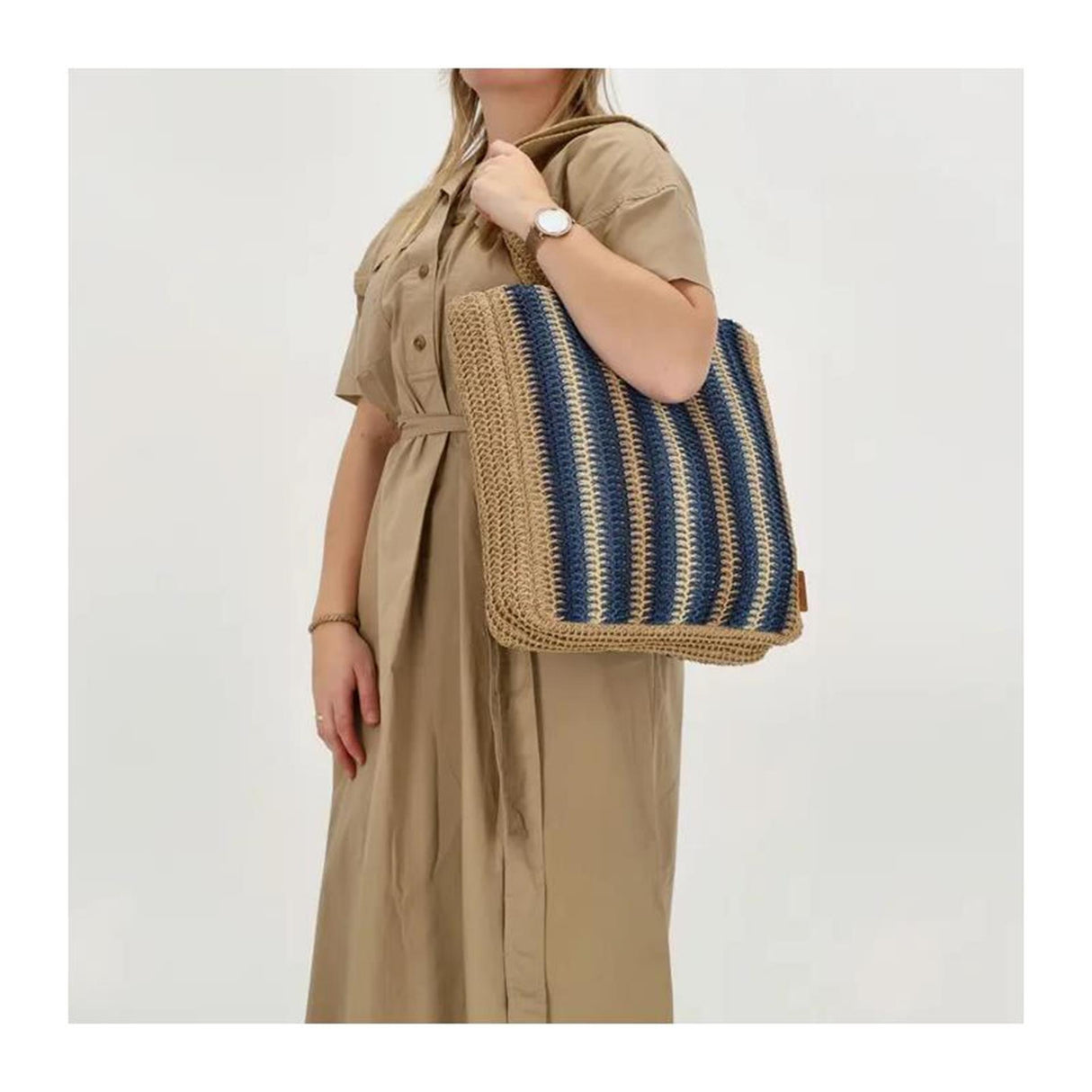 Pe-florence natural life shopper blauw