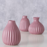 Boltze home vaas esko roze ø10xh12cm