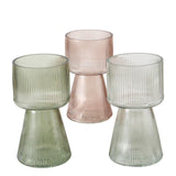 Boltze home vaas imano glas ø10xh18cm
