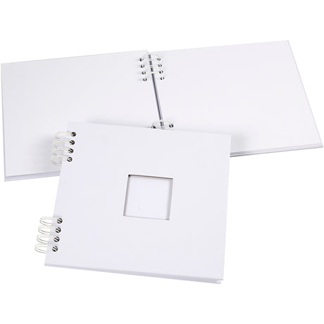 Creativ company https: www.cchobby.nl spiraal-gebonden-scrapbook-afm-20x20-cm-250-gr-wit-1-stuk