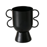 Boltze home bloempot h16 metaal matzwart
