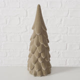 Boltze home beeld kerstboom beige set a 2 fluweel