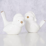 Boltze home vogel ville dolomiet h9cm wit