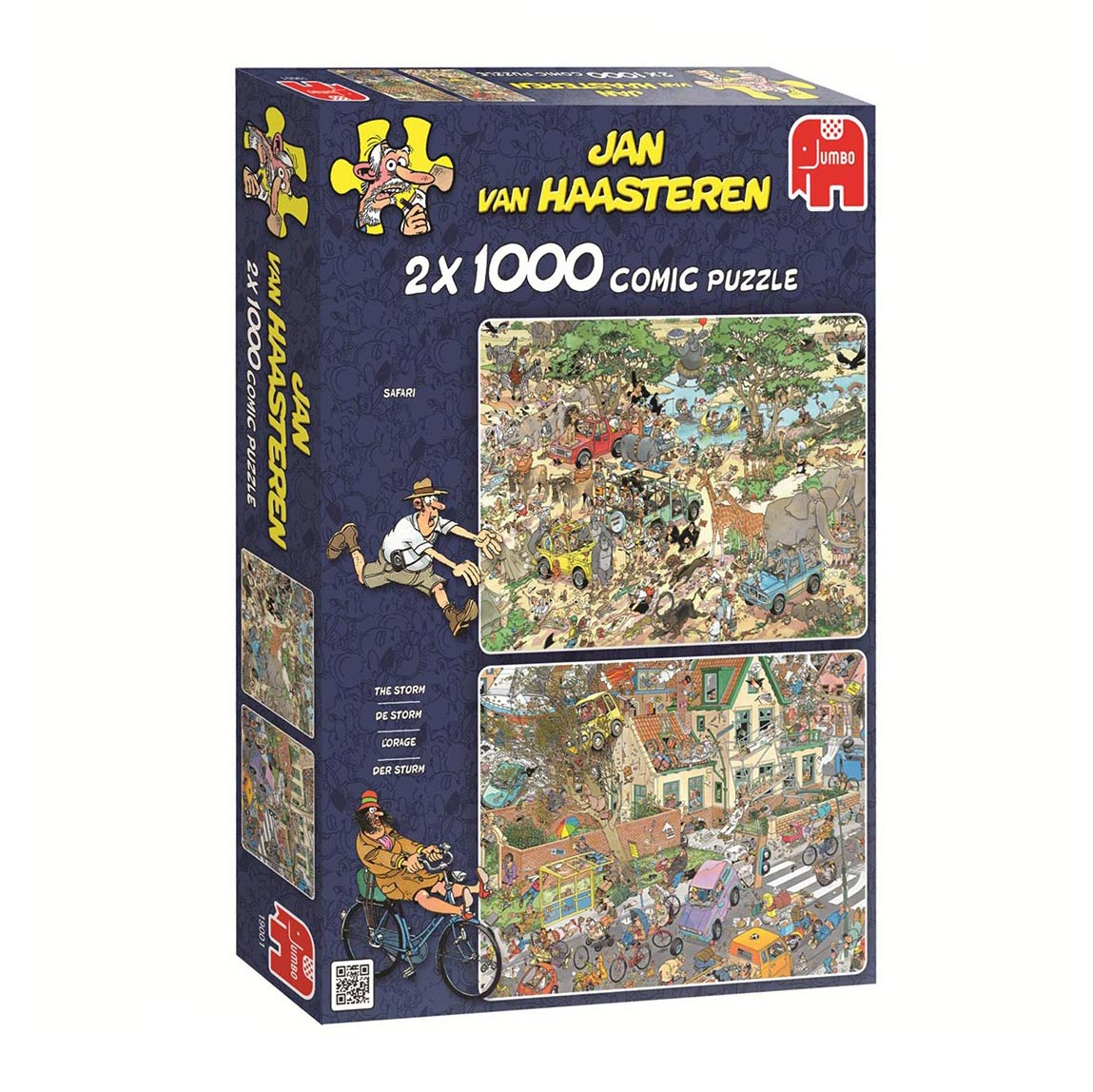 Jumbo legpuzzel 2in1 storm, 1000st.