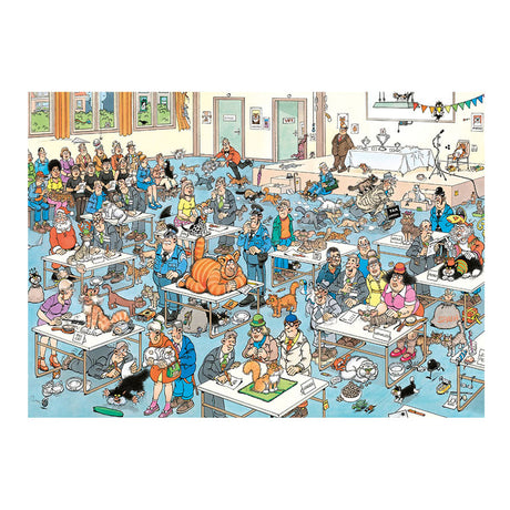 Jan van Haasteren Legpuzzel Kattenshow, 1000st.