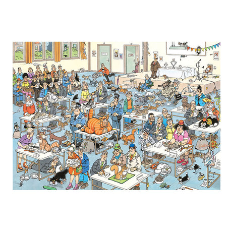 Jan van Haasteren Legpuzzel Kattenshow, 2000st.