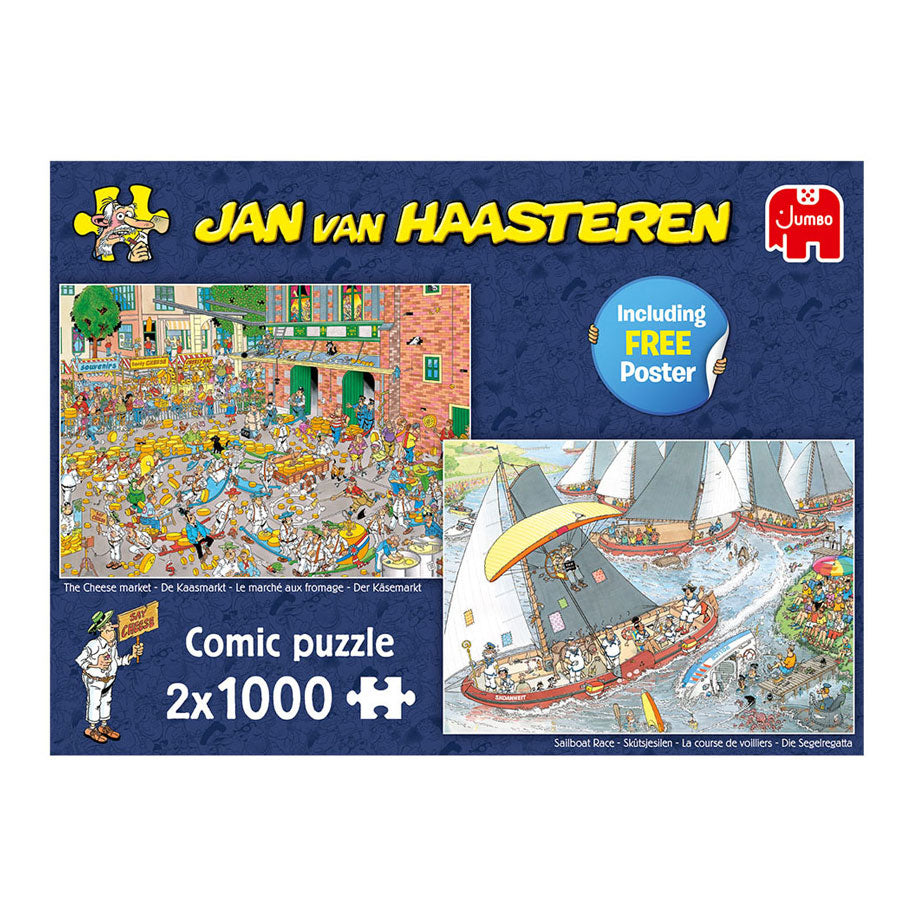 Jan van Haasteren Legpuzzel Hollandse Tradities, 2x1000st.