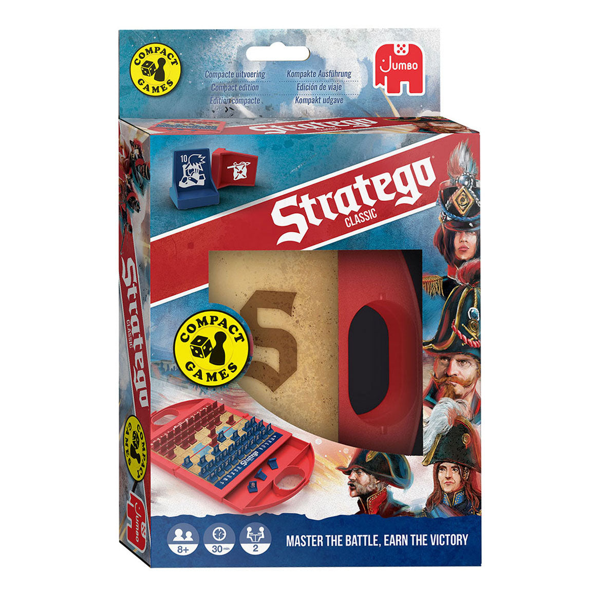 Stratego compact bord reisspel