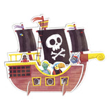 Goula kinderpuzzel diset xxl piratenboot 48 onderdelen