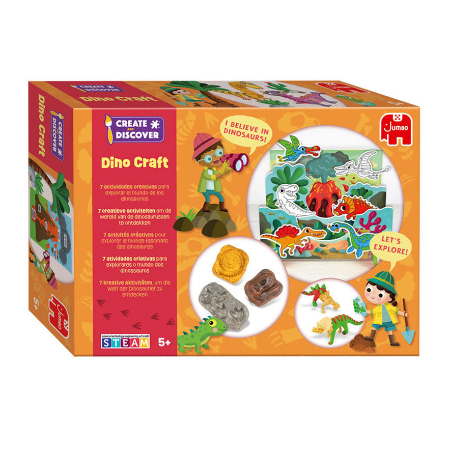 Jumbo create discover dino craft knutselset