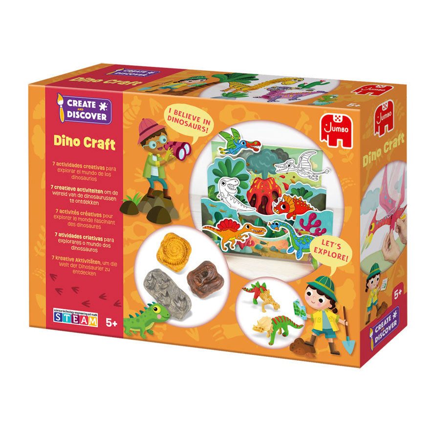 Jumbo create discover dino craft knutselset