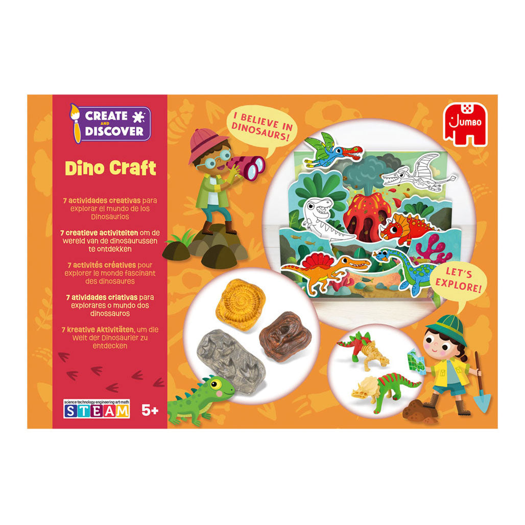 Jumbo create discover dino craft knutselset