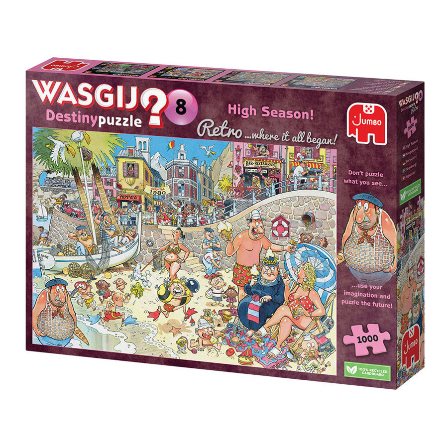 Jumbo wasgij retro destiny 8 legpuzzel - hoogseizoen!, 1000st.