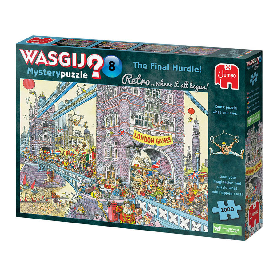 Jumbo wasgij retro mystery 8 legpuzzel- de laatste horde!, 1000st.