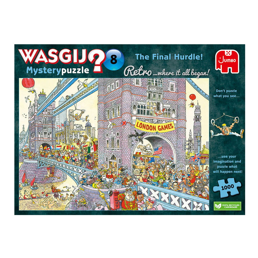 Jumbo wasgij retro mystery 8 legpuzzel- de laatste horde!, 1000st.