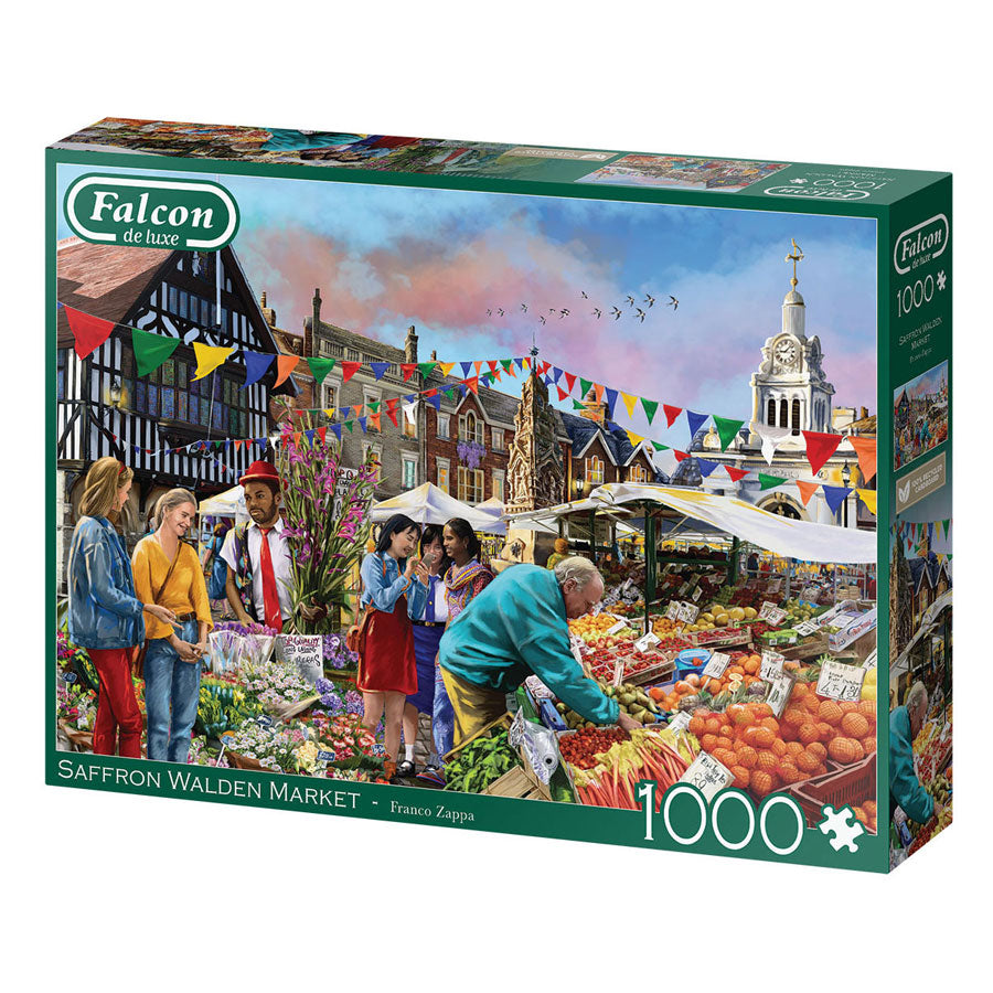 Jumbo falcon legpuzzzel - saffron walden market, 1000st.