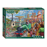 Jumbo falcon legpuzzzel - fun at the seaside, 1000st.