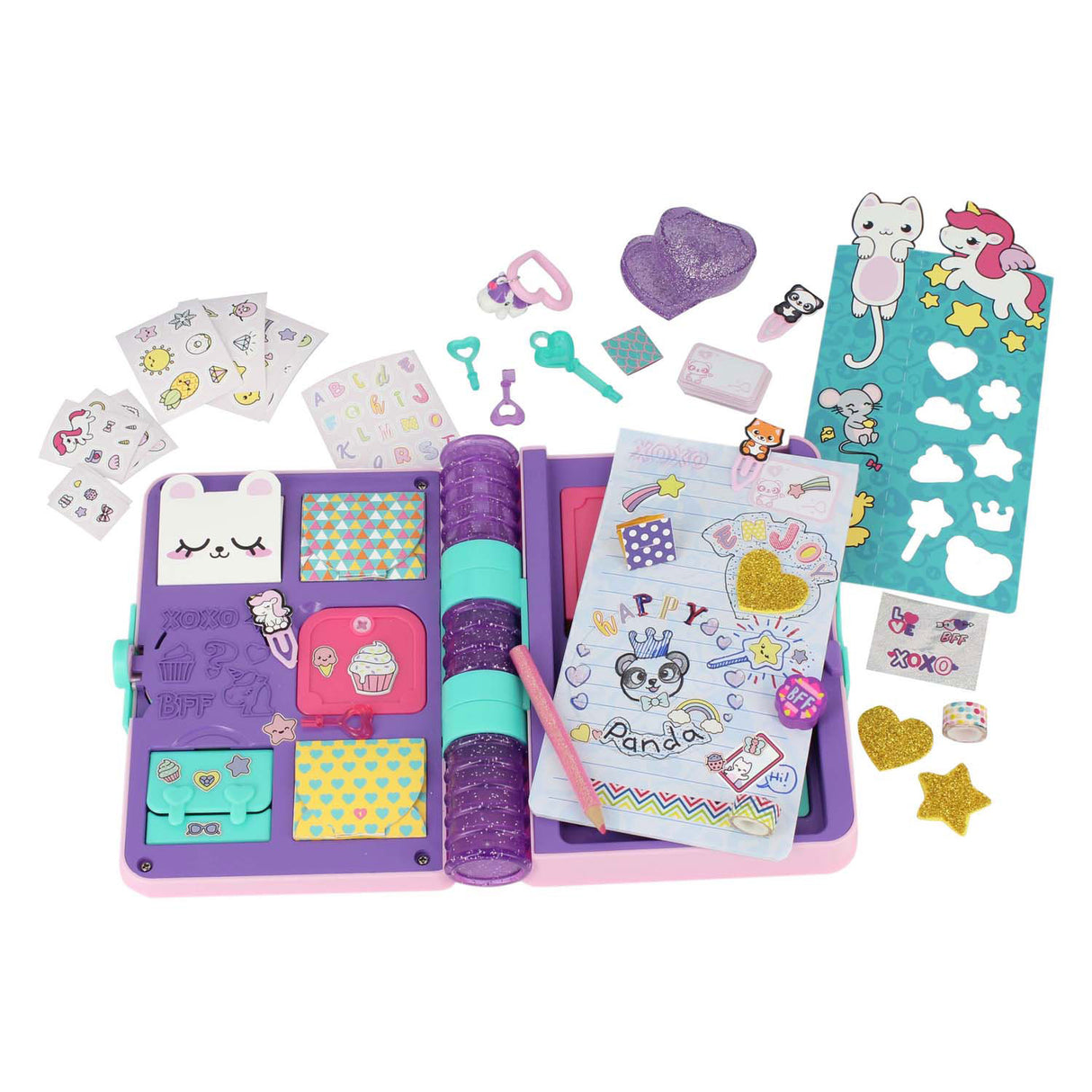 Funlockets jumbo - - secret journal - dagboek meisjes - vanaf 6 jaar