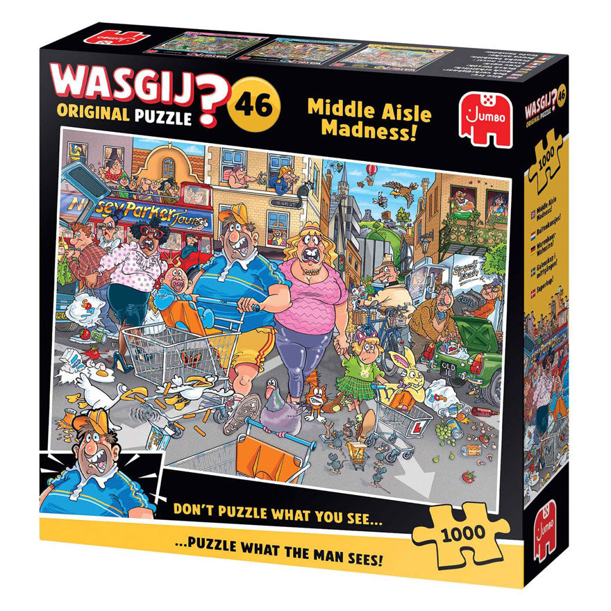 Merkloos sans marque wasgij original 46 legpuzzel - buitenkansjes!, 1000st.