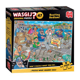 Jumbo wasgij original 47 legpuzzel - de boot in! - 1000st.