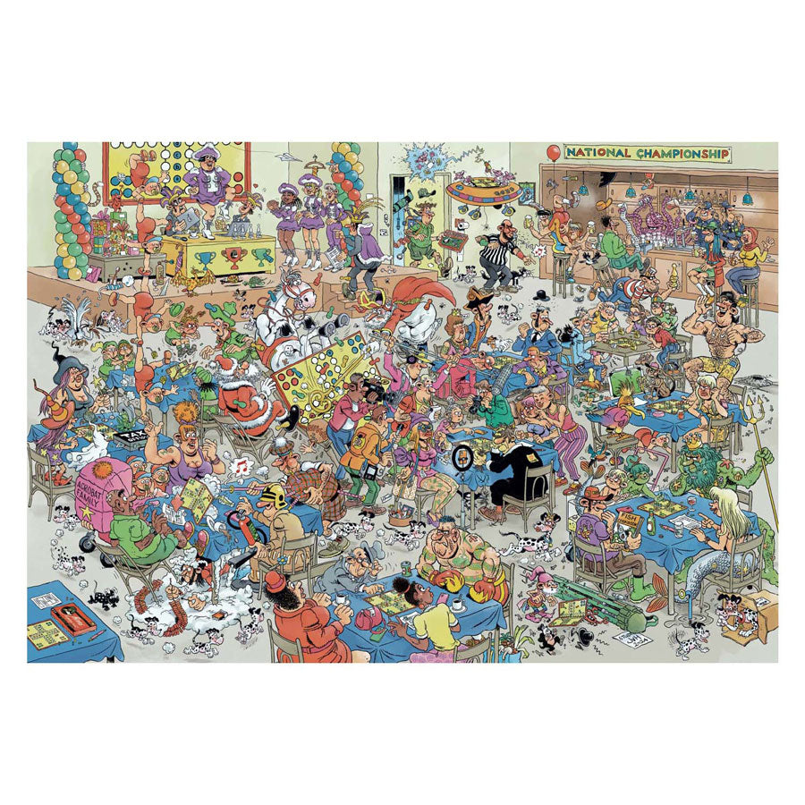 Jumbo jan van haasteren puzzel nk mens erger je niet 2000 stukjes
