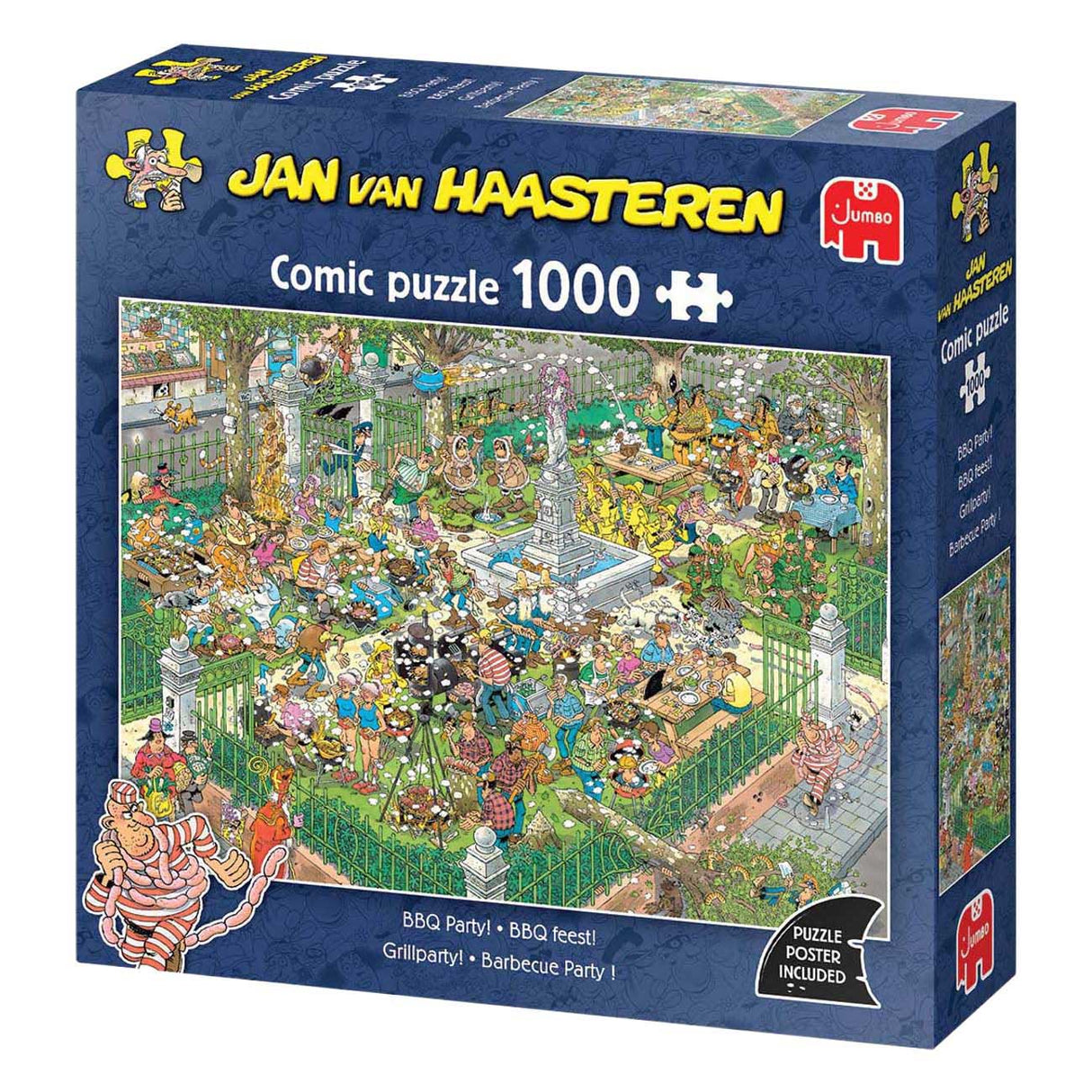 Jan van haasteren - bbq feest! - 1000 stukjes puzzel - legpuzzel