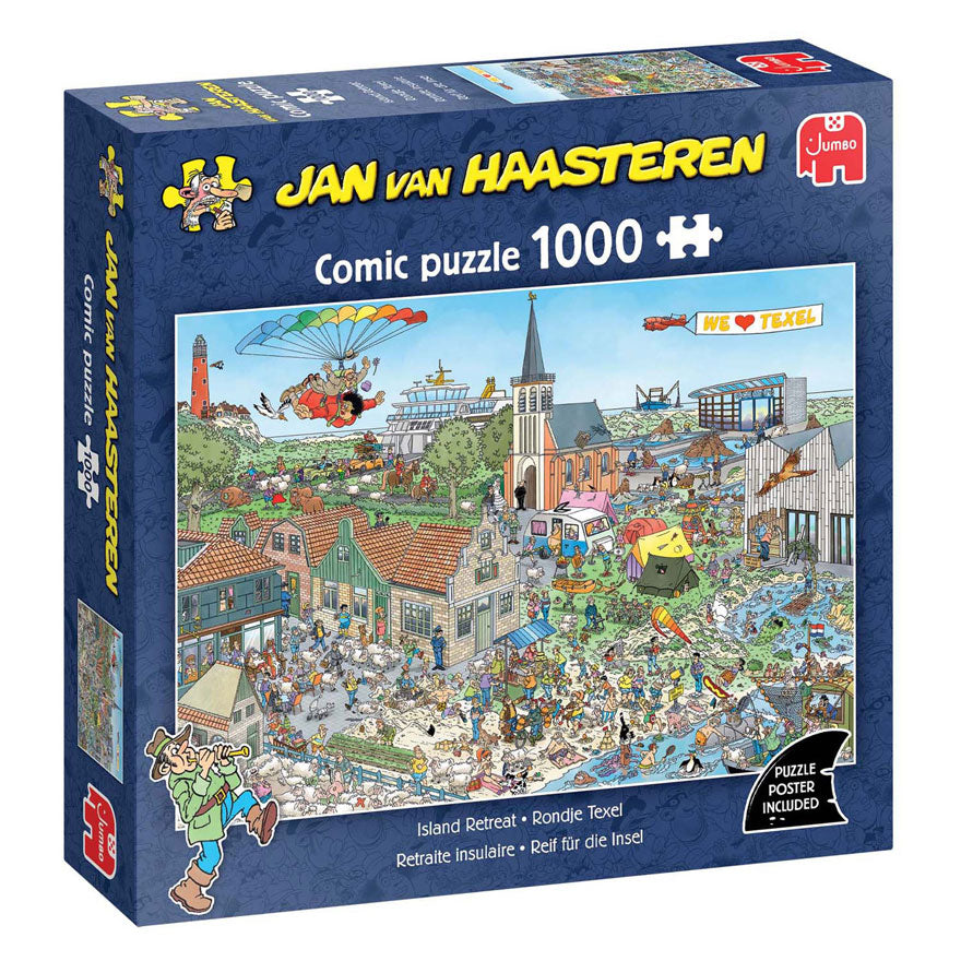 Jumbo jan van haasteren legpuzzel - rondje texel, 1000st.
