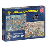 Jumbo jan van haasteren legpuzzel - de bouwmarkt en de verbouwing, 2x1000st.