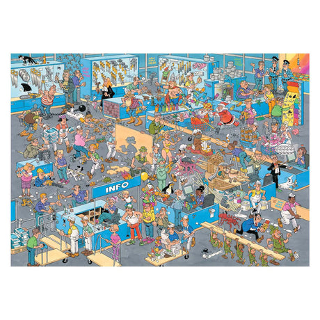 Jumbo jan van haasteren legpuzzel - de bouwmarkt en de verbouwing, 2x1000st.