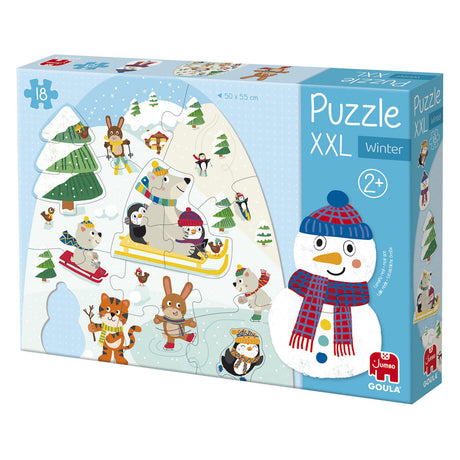 Goula jumbo puzzel xxl winter - 18st.
