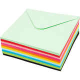 Creativ company https: www.cchobby.nl gekleurde-enveloppen-afmeting-envelop-16x16-cm-80-gr-diverse-kleuren-10x10-stuk-1-doos
