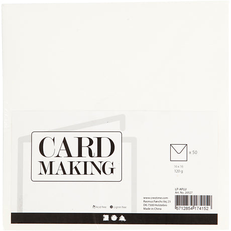 Creativ company https: www.cchobby.nl enveloppen-afmeting-envelop-16x16-cm-120-gr-off-white-50-stuk-1-doos