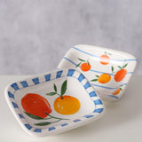 Boltze home schaal sinaassappel 8x6cm