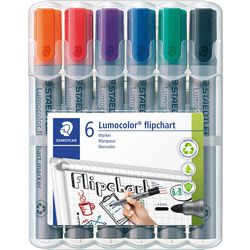 Staedtler lumocolor flipchart marker - box 6 st