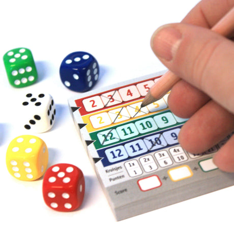 White goblin games qwixx dobbelspel (nederlands, 2 - 5 spelers, 15 minuten, vanaf 8 jaar)