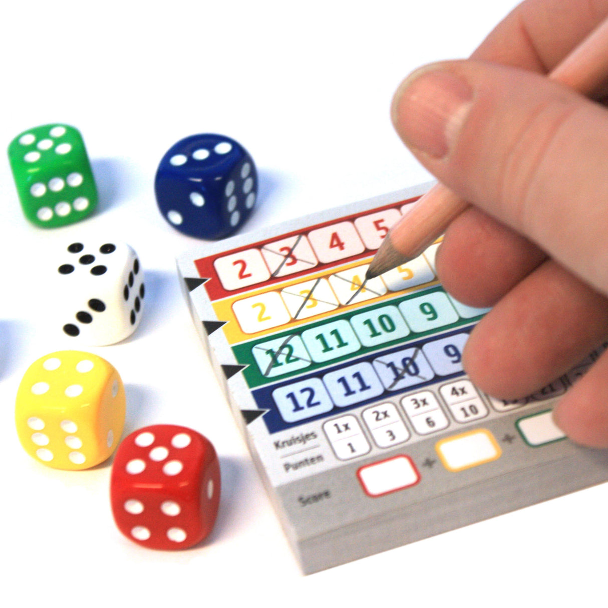 White goblin games qwixx dobbelspel (nederlands, 2 - 5 spelers, 15 minuten, vanaf 8 jaar)