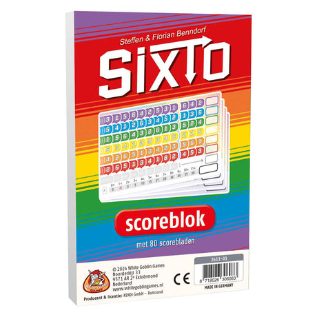 White goblin games sixto bloks - scoreblok