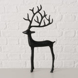 Boltze home figuur hert zwart 18x3x38cm