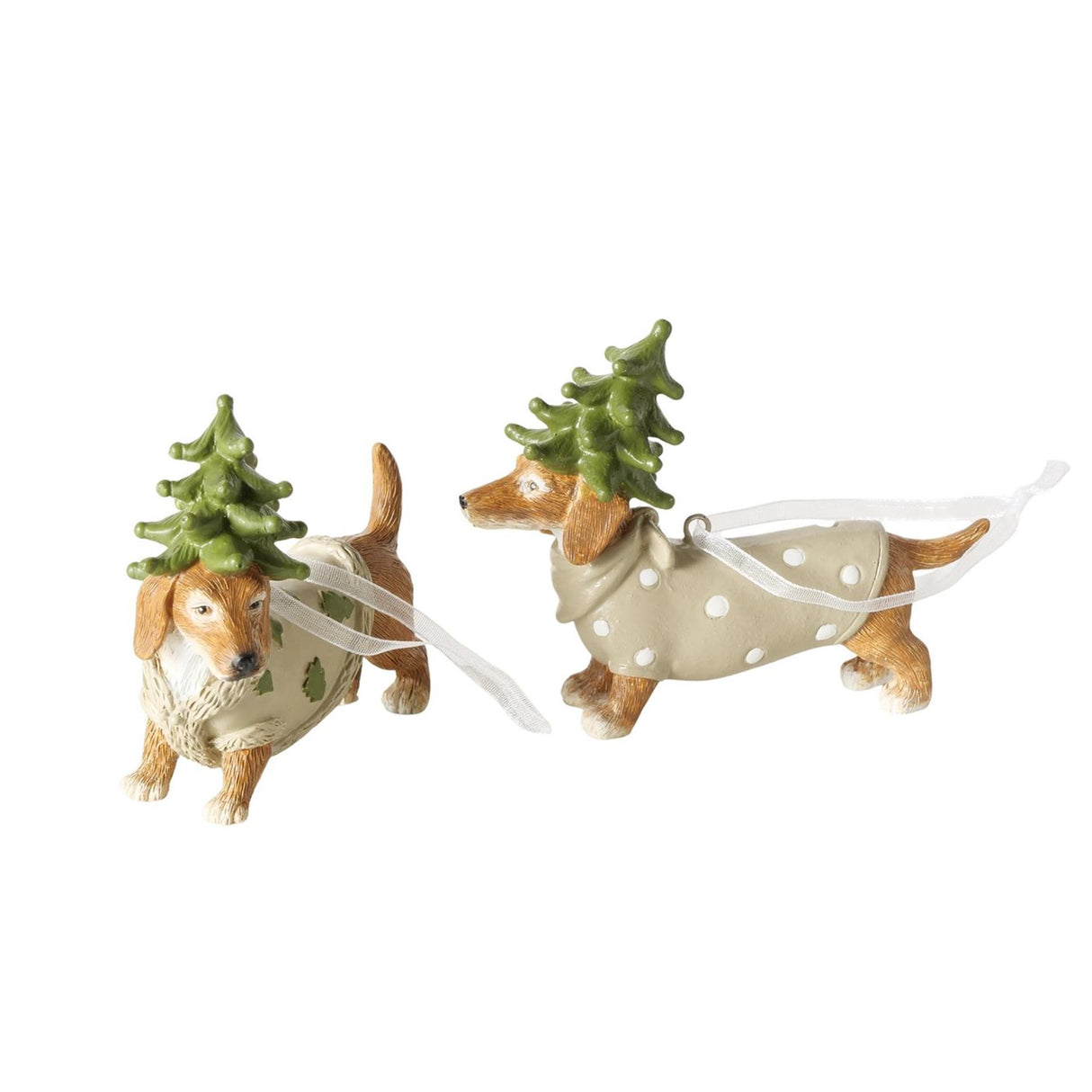 Boltze home kersthanger hond 10,3x8cm