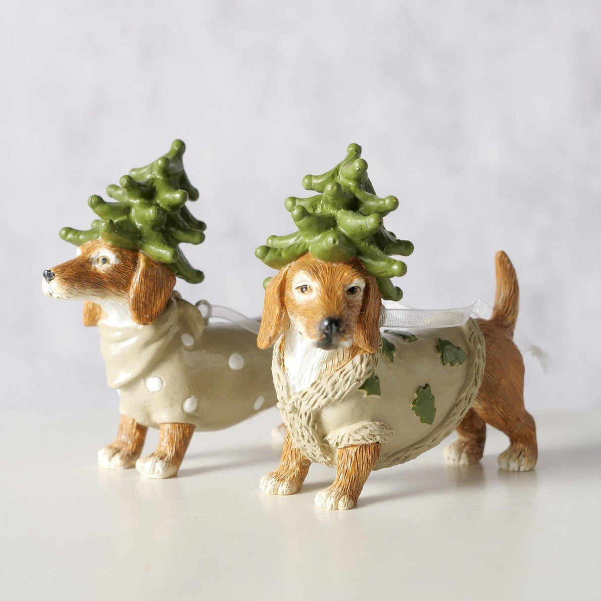 Boltze home kersthanger hond 10,3x8cm