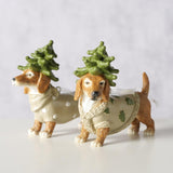 Boltze home kersthanger hond 10,3x8cm