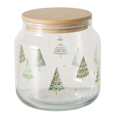 Boltze home voorraadpot trimas 635 ml dia10x105cm glas transparant