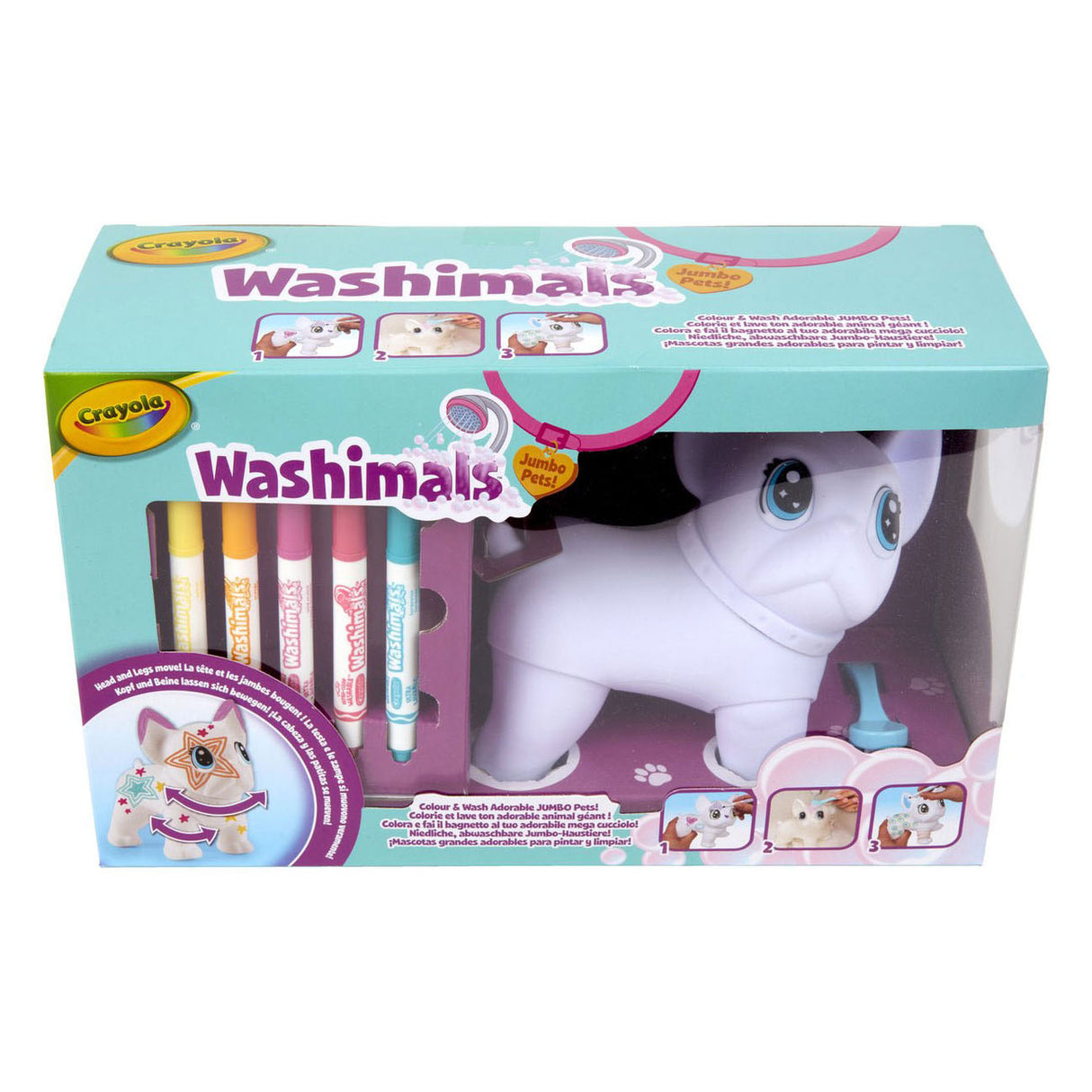 Goliath games crayola washimals jumbo hond wilbur