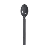 Duni kunststof lepel granite herbruikbaar 17cm doosje a 6 stuks