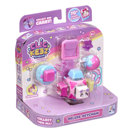 Clickeez series 1 - cube sleutelhanger - fidget toys - verzamel ze allemaal - anti stress - speelgoed - ontspanning - toetsenbord fidget